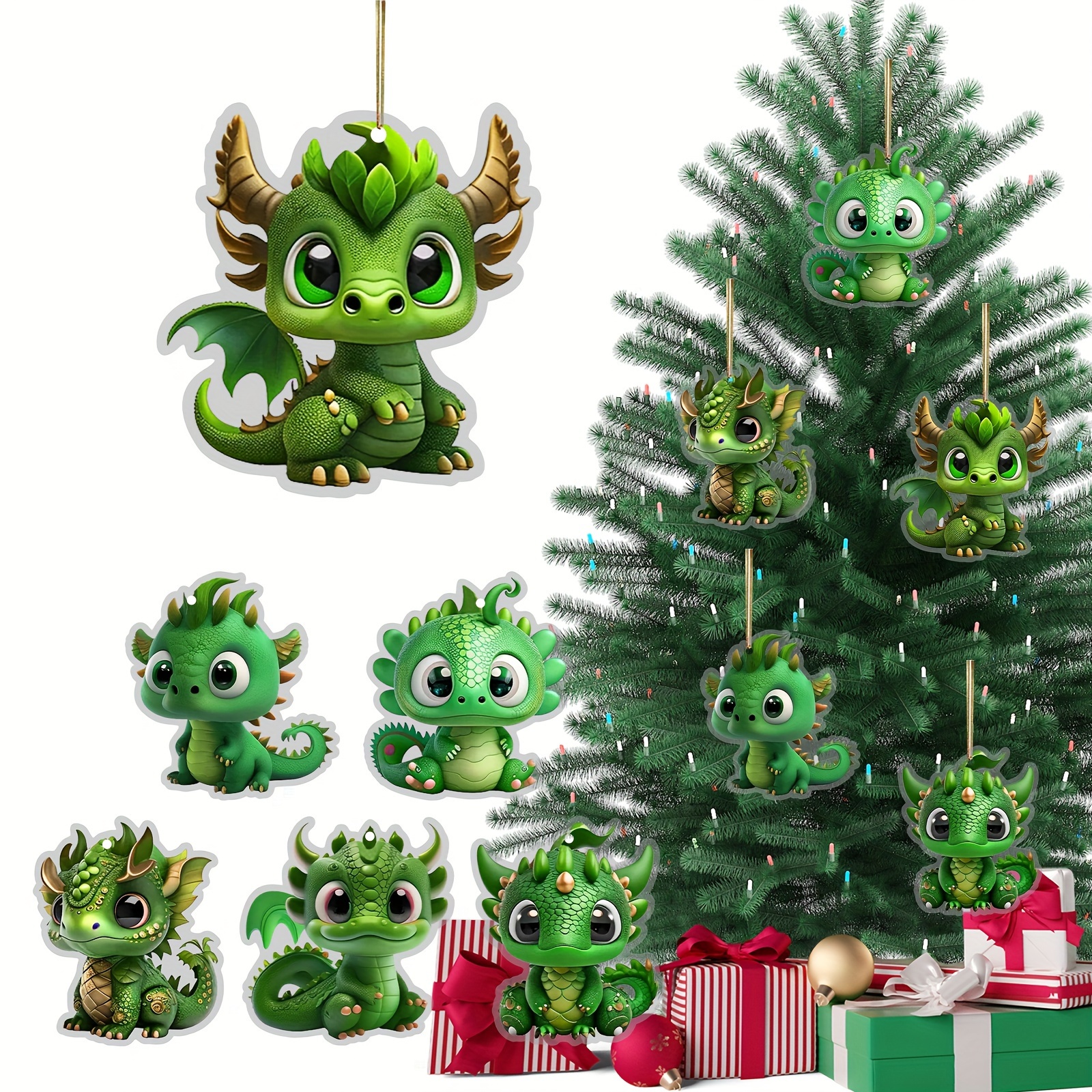 1 Stück Dinosaurier Ornamente Für Den Weihnachtsbaum - Temu Germany