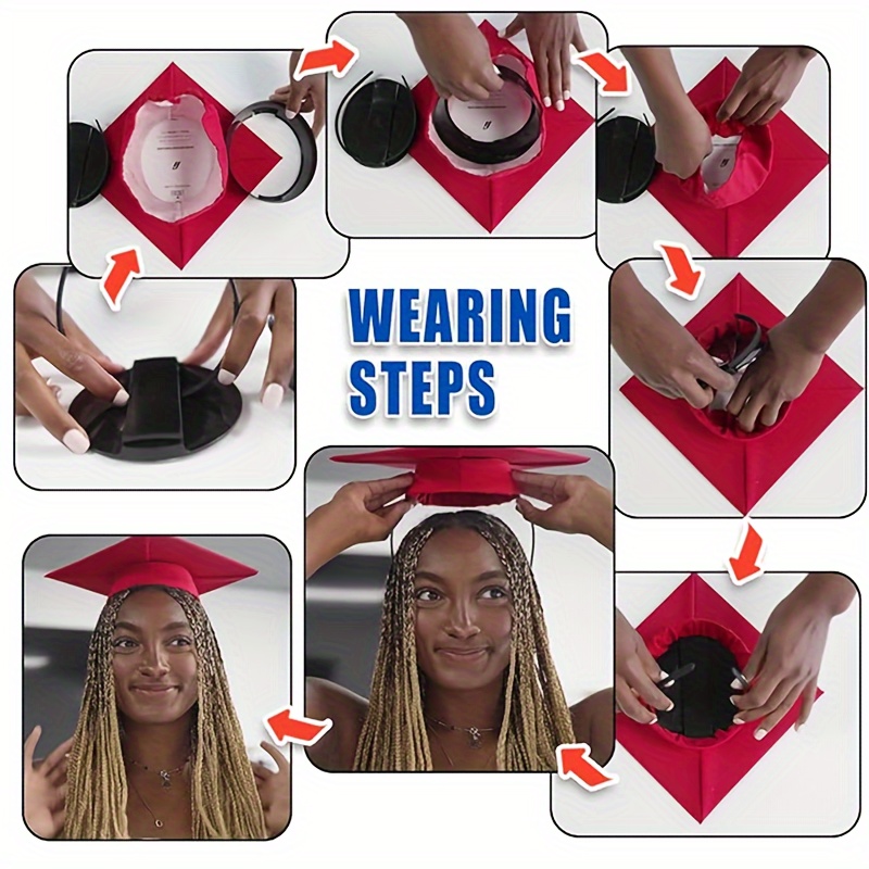 Plastic Graduation Hat Support Insert Temu United Kingdom