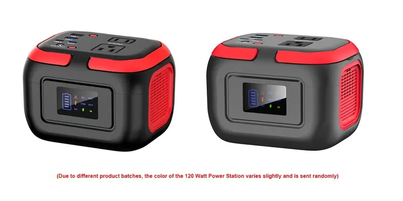 120w 300w portable power station 97 68wh 228wh with ac outlet usb a usb c dual solar panels 40w 60w portable power generators for outdoor camping rv home use emergency backup lithium battery mute ac outlet high quality charger Product details 12