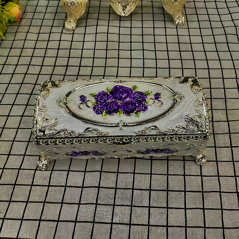 alloy creative jewelry box multifunctional decor for home   ideal proposal ring holder elegant trinket organizer unique gift idea jewelry boxes Product details 3