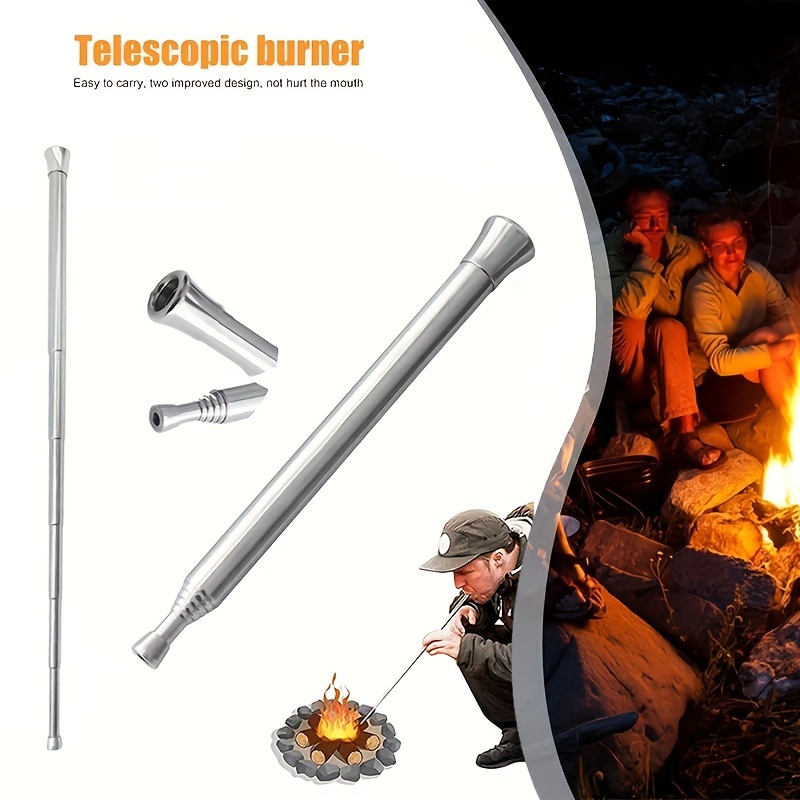 

Steel Portable Telescopic Camping - For Cooking, Picnics & Bbqs