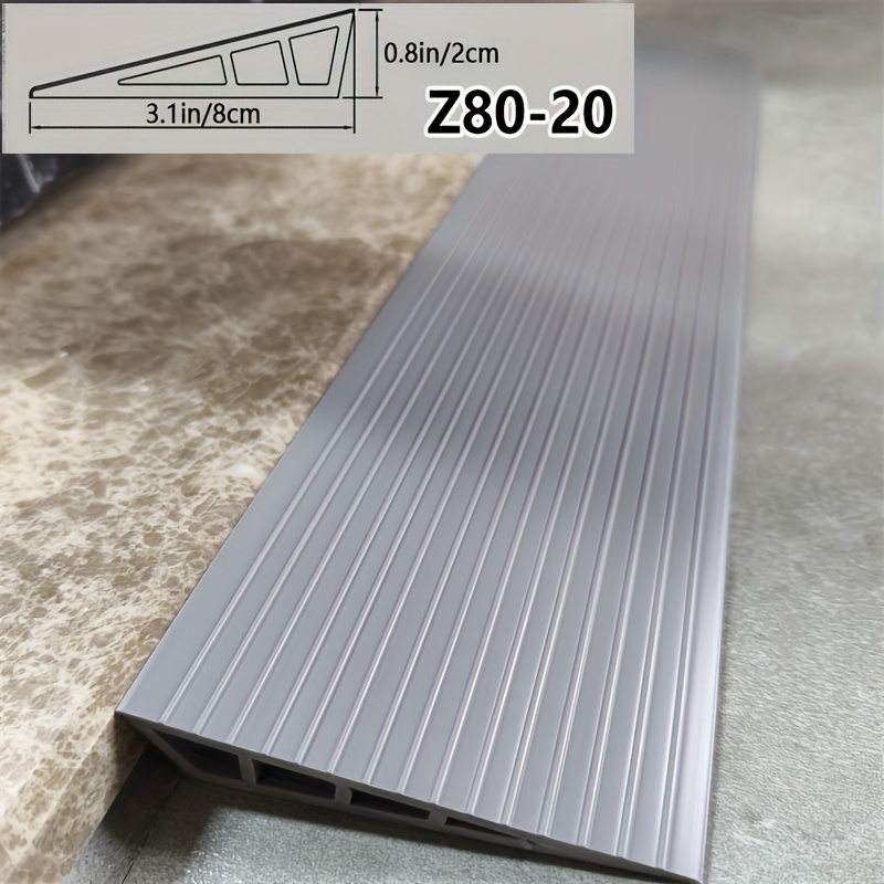 TEMU 1/2pcs Of Ramps, Multi-height Multifunctional Step Mats, Suitable For Vacuum Ramps, No Drilling Required, Cut And Spliced, Fits Tightly, , Ideal