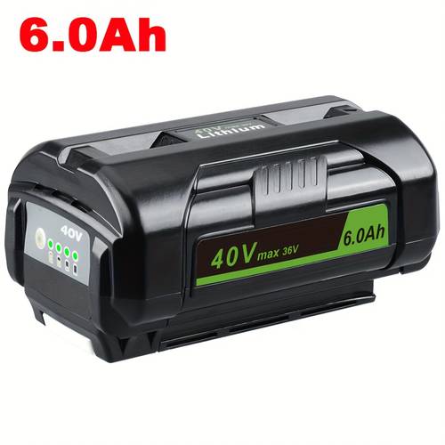 1pc 2pcs replacement for ryobi 40v lithium battery replacement for ryobi 40v 6 0ah lithium battery rbl1820g op4015 op40201 op4026 op40261 op4030 op40301 op4040 op40401 op4050 op40601 op4026a op4050a op4060a