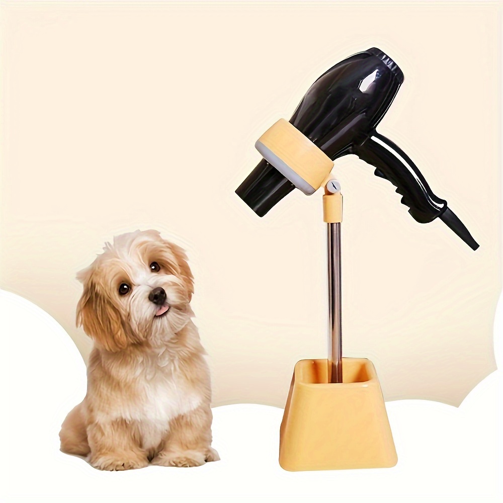 

1pc Hands-free Pet Grooming Dryer Stand, Rotatable Dog Hair Dryerstand With Heavy Base For Dog/cat Grooming