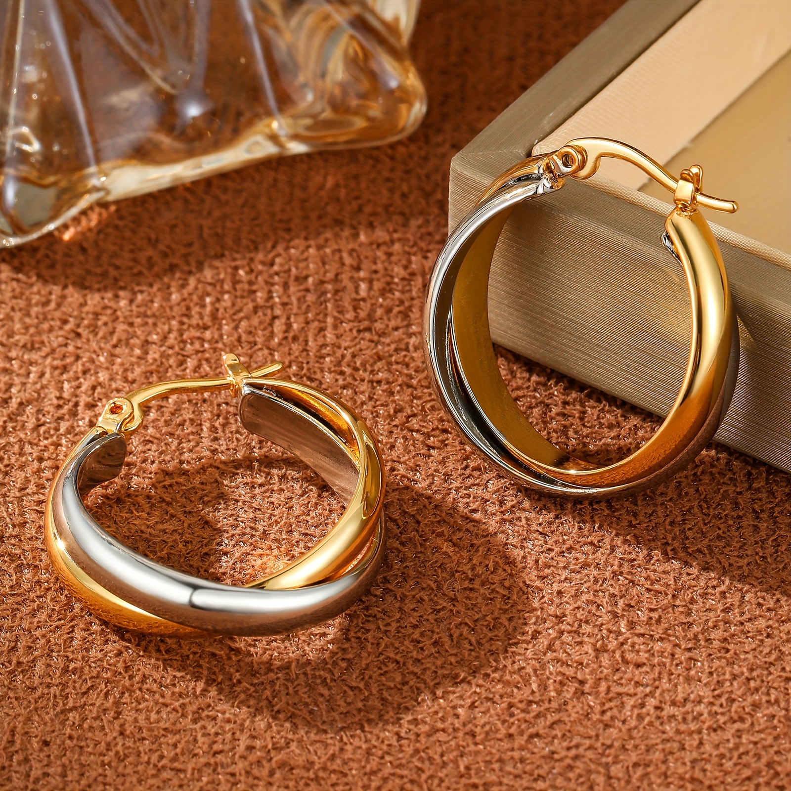 Two Color Alternating Gift Earrings