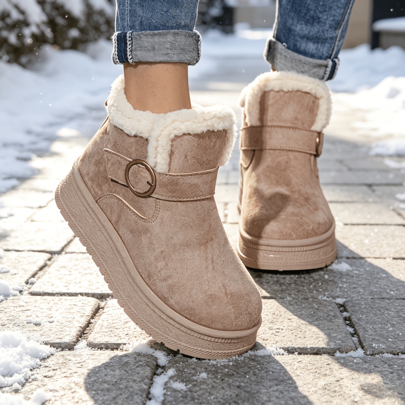 TEMU Women' -lined Simple Shoes, Plus Size Wide Fit Loafers And Slip-on Shoes