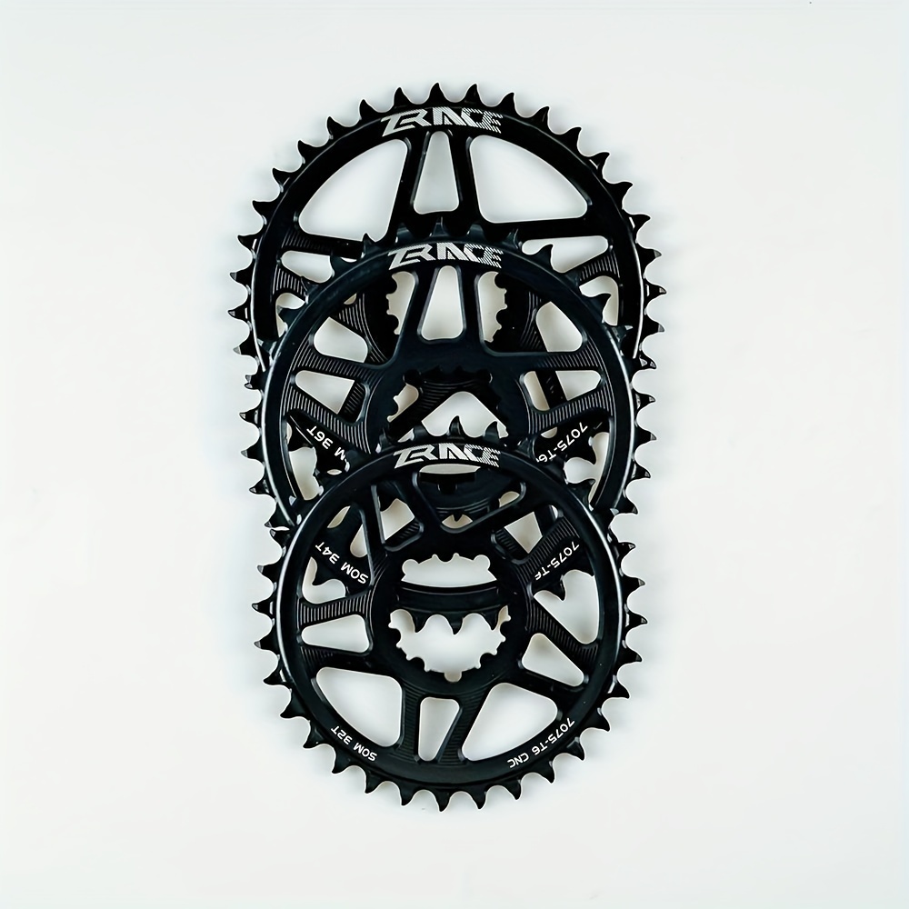 plaquette teeth - daluminium 7075, de 3mm, compatible avec à montage direct , 10/11/12 , tailles 32t-38t pour vtt - légère et , amélioration de cyclisme | équipement de cyclisme | de vélo détails 2