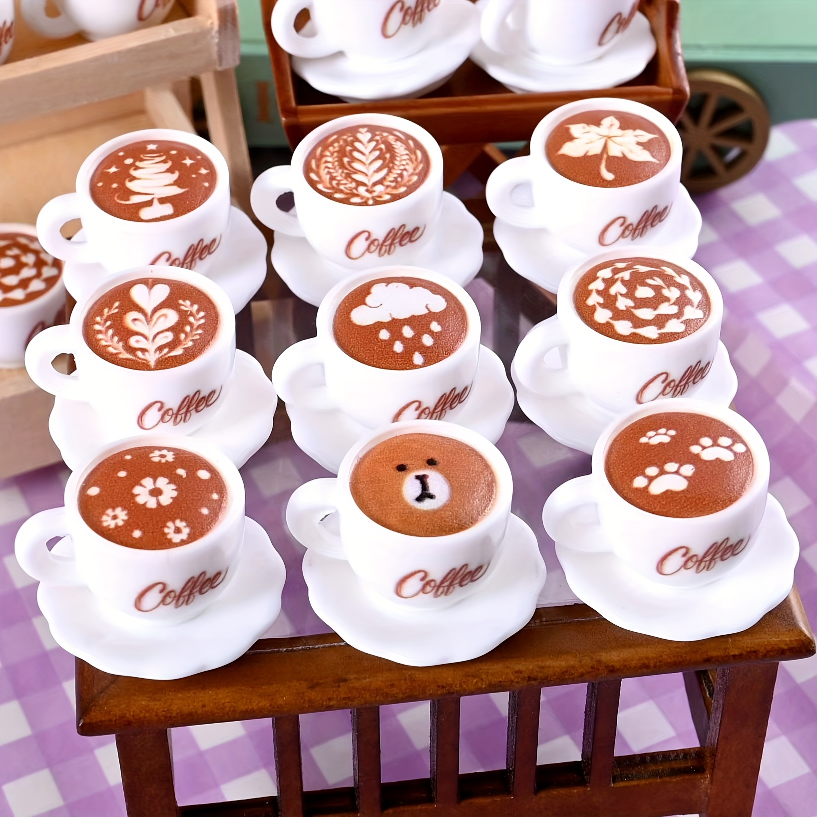 Nefelibata Easter Mini Coffee Mug, Mini Coffee Cups For Tiered Tray