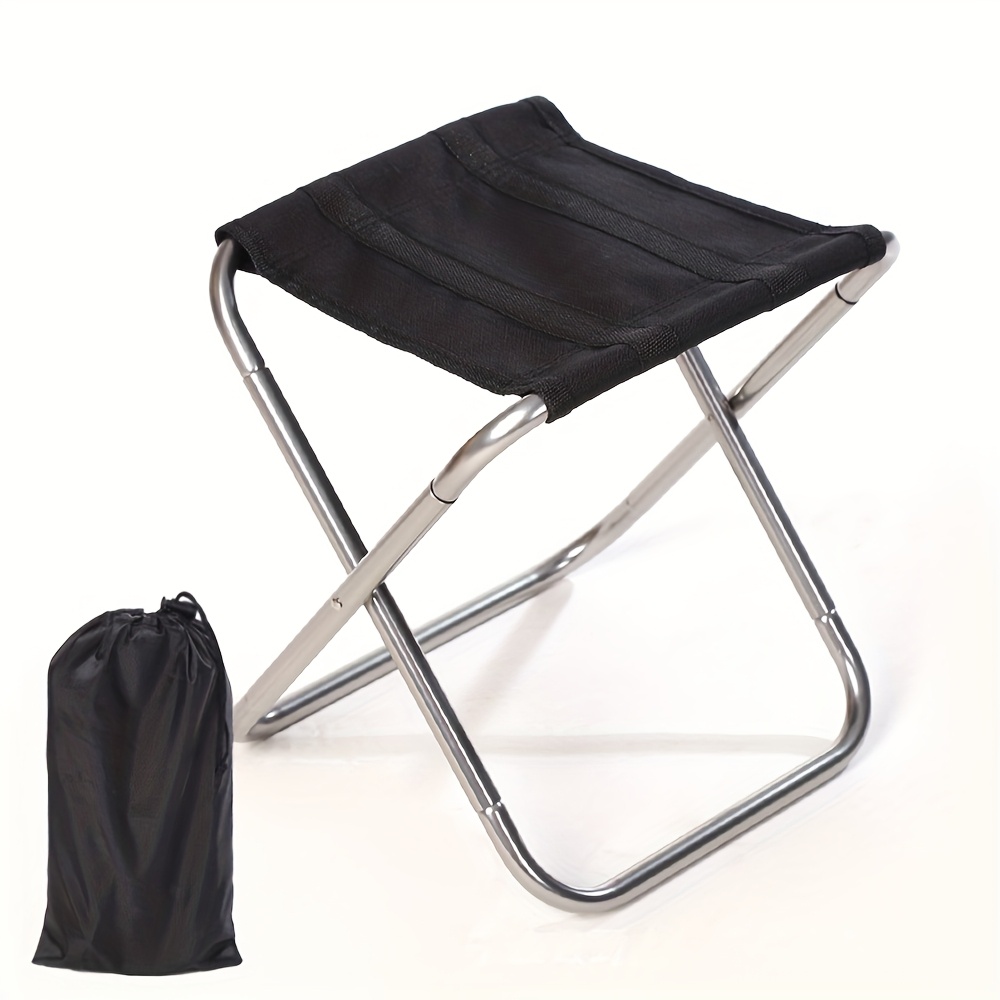 TEMU Outdoor Camping Stool Aluminum Alloy Lightweight Mini Camping Chairs Stool