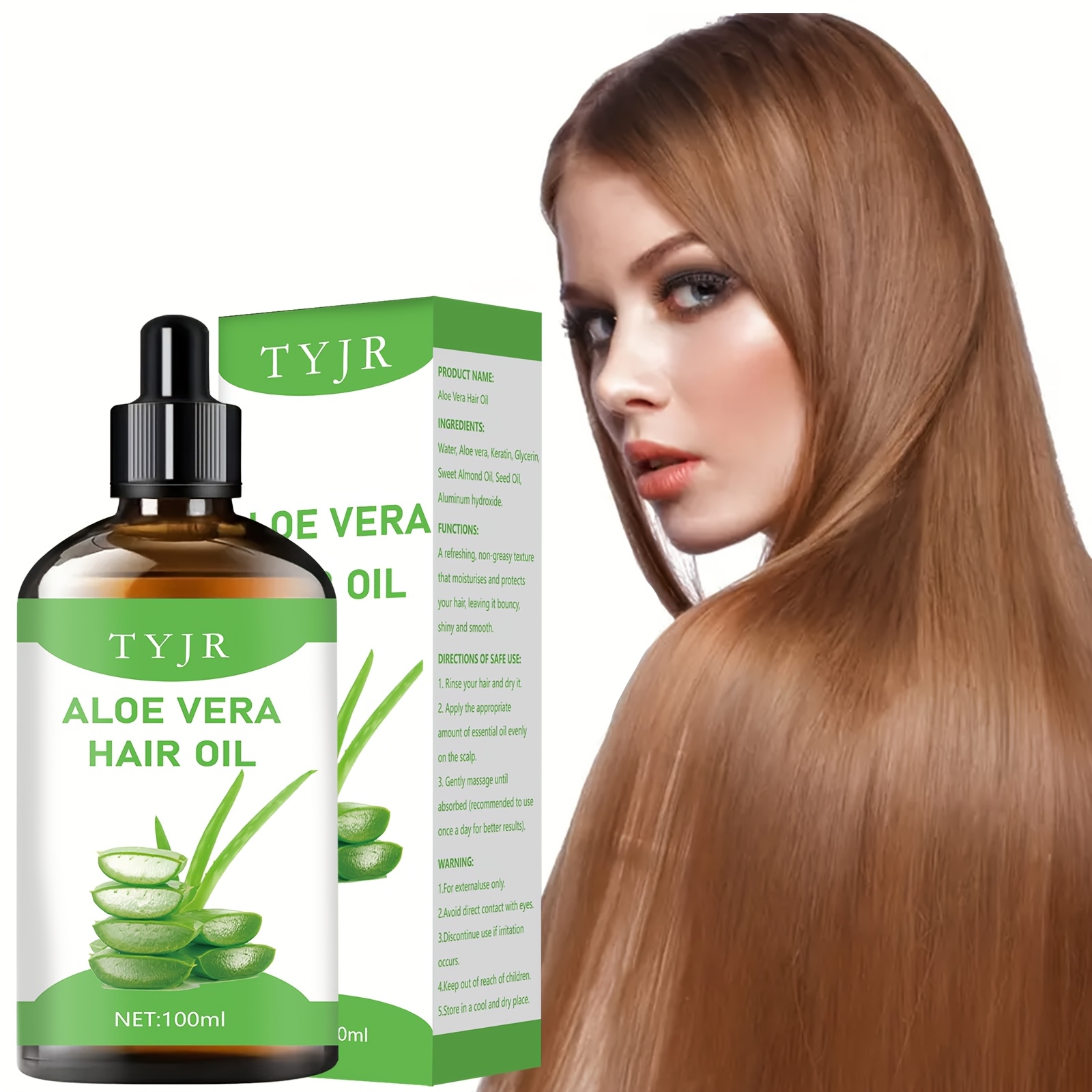 aloe vera hair oil lightweight formula keratin - Temu