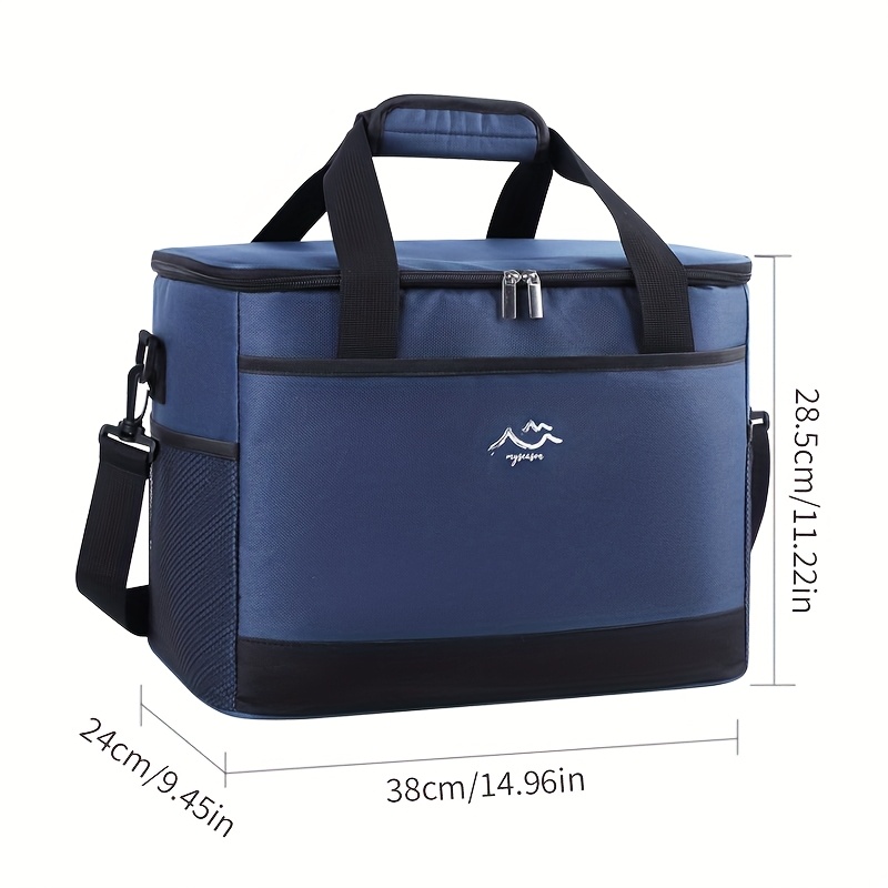 Image of 1pc, New Portable Lunch Bag With Easy And Insulated Design, Suitable For Daily Work, School, Office, Outdoor Picnics, And Camping Trips, Non-food Contact