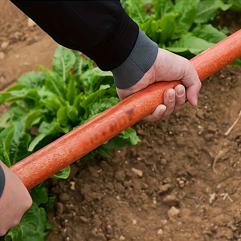 

2pcs Wooden Handle Gardening Tools - Ideal For Rakes, Shovels & - Garden Work & Landscaping