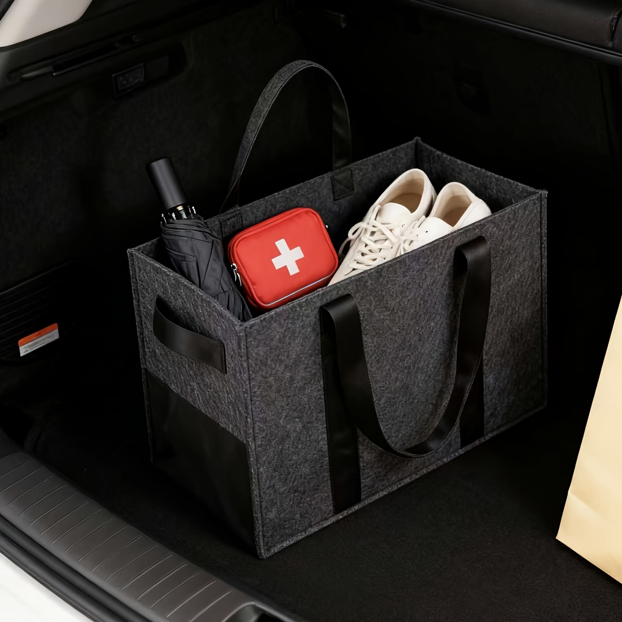 Felt Storage Box, Large Capacity Organizer Bag