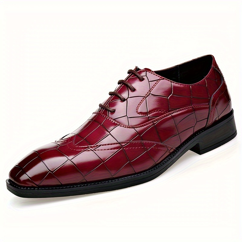 3332 Chaussures de ville formelles pour hommes, brillantes, chaussures de mariage tendance pour marié, chaussures de costume uniformes pour hommes, à la mode et tendance