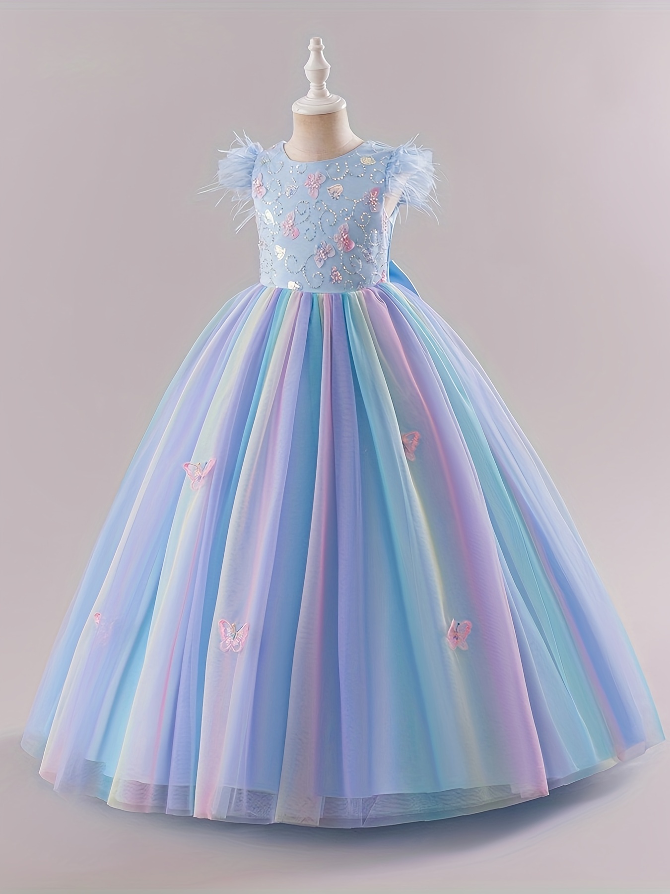 girls formal dress childrens princess dress one year old - Temu