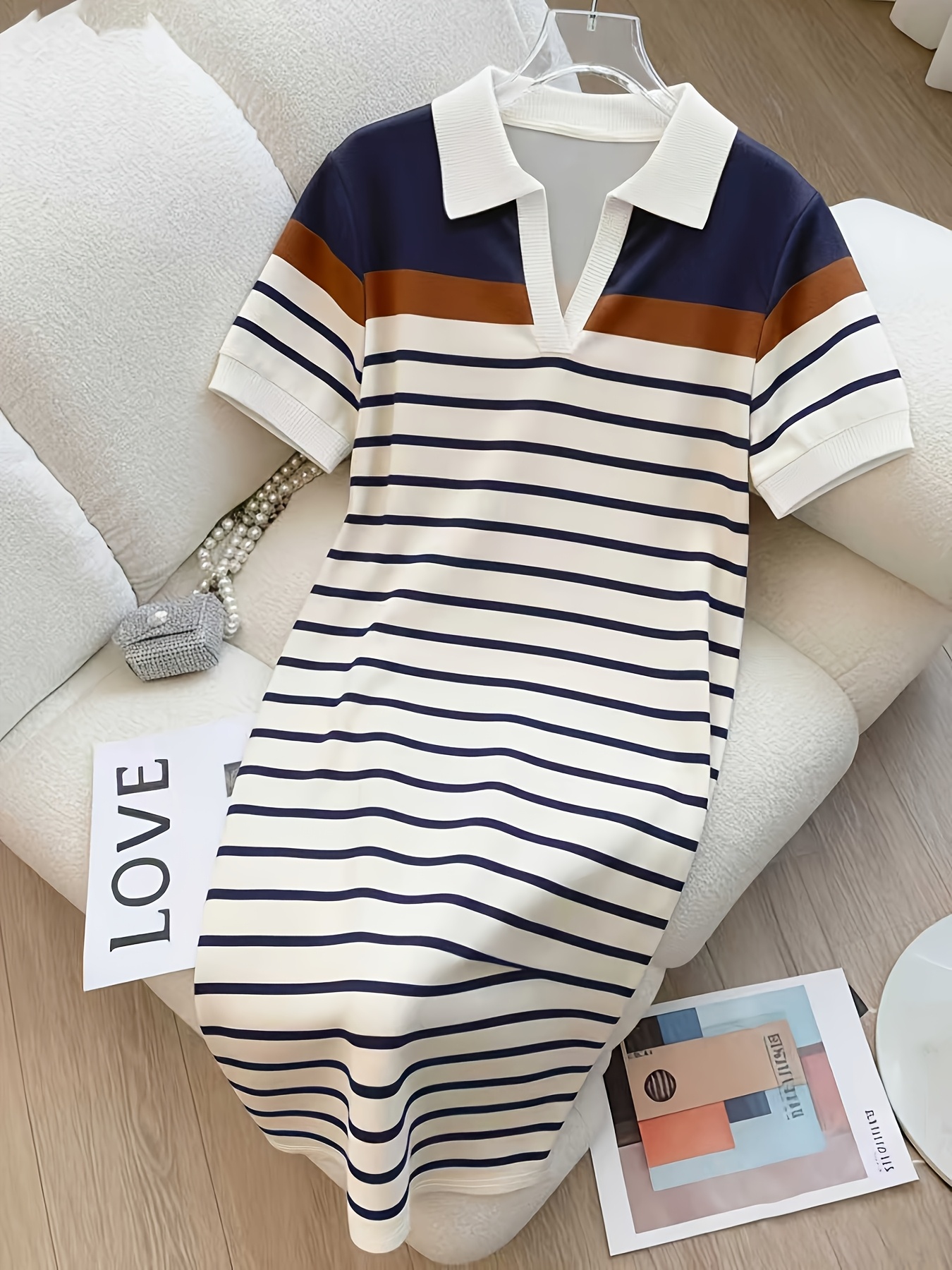 green emerald velvet dress Blue & Cream Floral Mini Shirt Dress for Summer Style