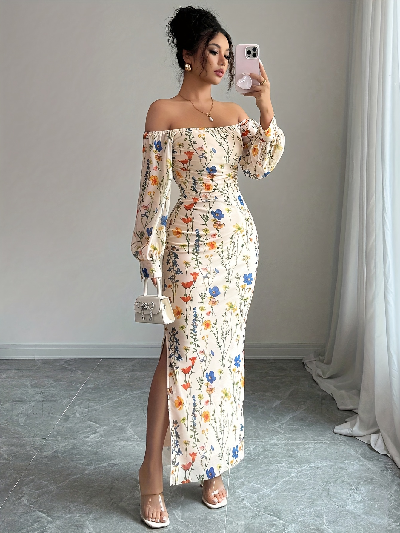 princess polly baby blue dress women off shoulder dresses sold on Temu United States