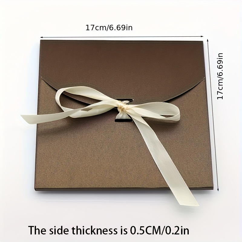 TEMU Ensemble de 20 pièces comprenant des enveloppes en papier , des enveloppes à ruban, des cartes de vœux et des cartes postales, que des boîtes