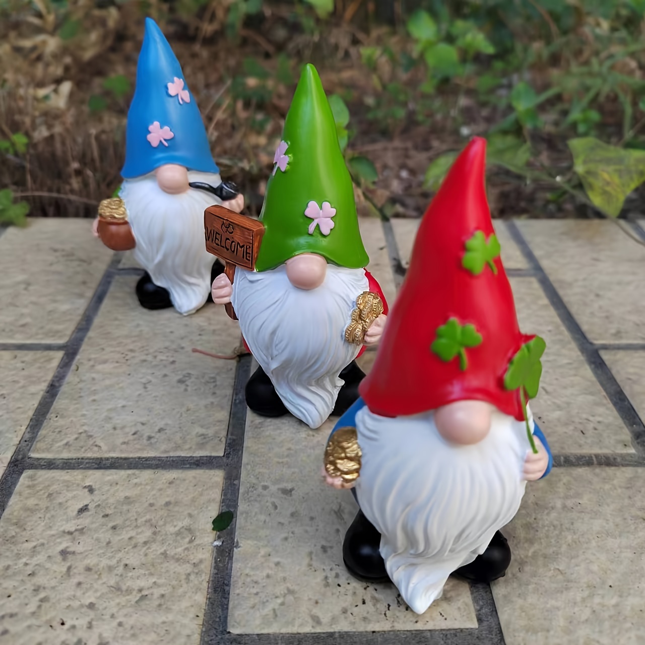 Gnome Statue Outdoor Fairy Garden Resin Crafts Micro - Temu