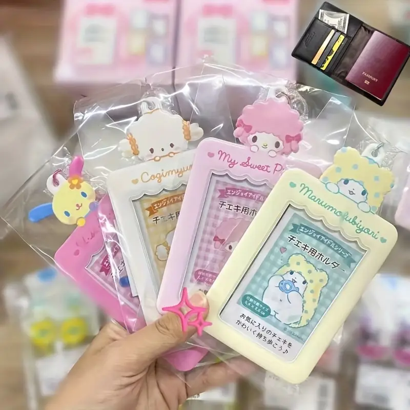 cute card sleeves Lace & Bow Photocard Holder Credit Sleeve, 6.3x4.9 Inches, Lightweight, Great Gift Pokmon Viflosae Card Protector Card Sleeves