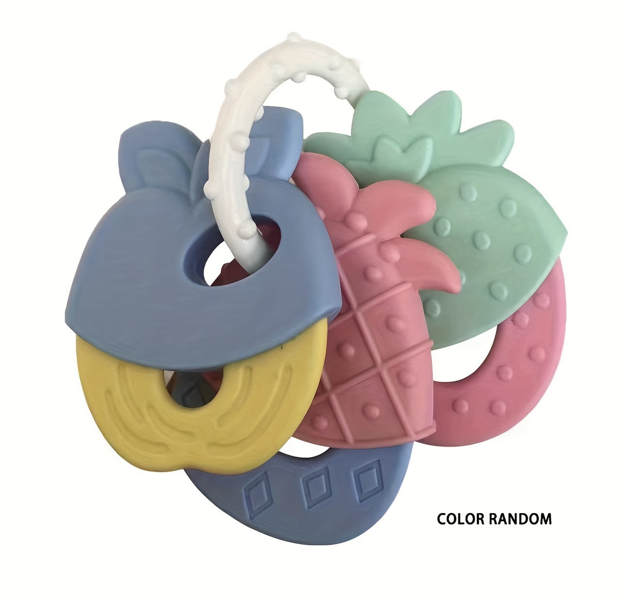 Cool Fruit-Shaped Silicone Teethers - BPA-Free, Freezable, For Boys & Girls - Perfect Easter Gift