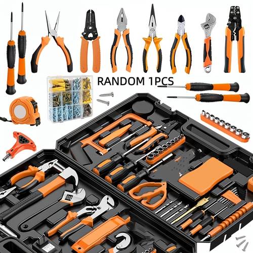 one random piece from 6 styles all purpose repair tool set including dual purpose wrench hand pliers snap ring pliers and tube pliers a thoughtful gift suitable for most vehicles a daily use tool ideal for