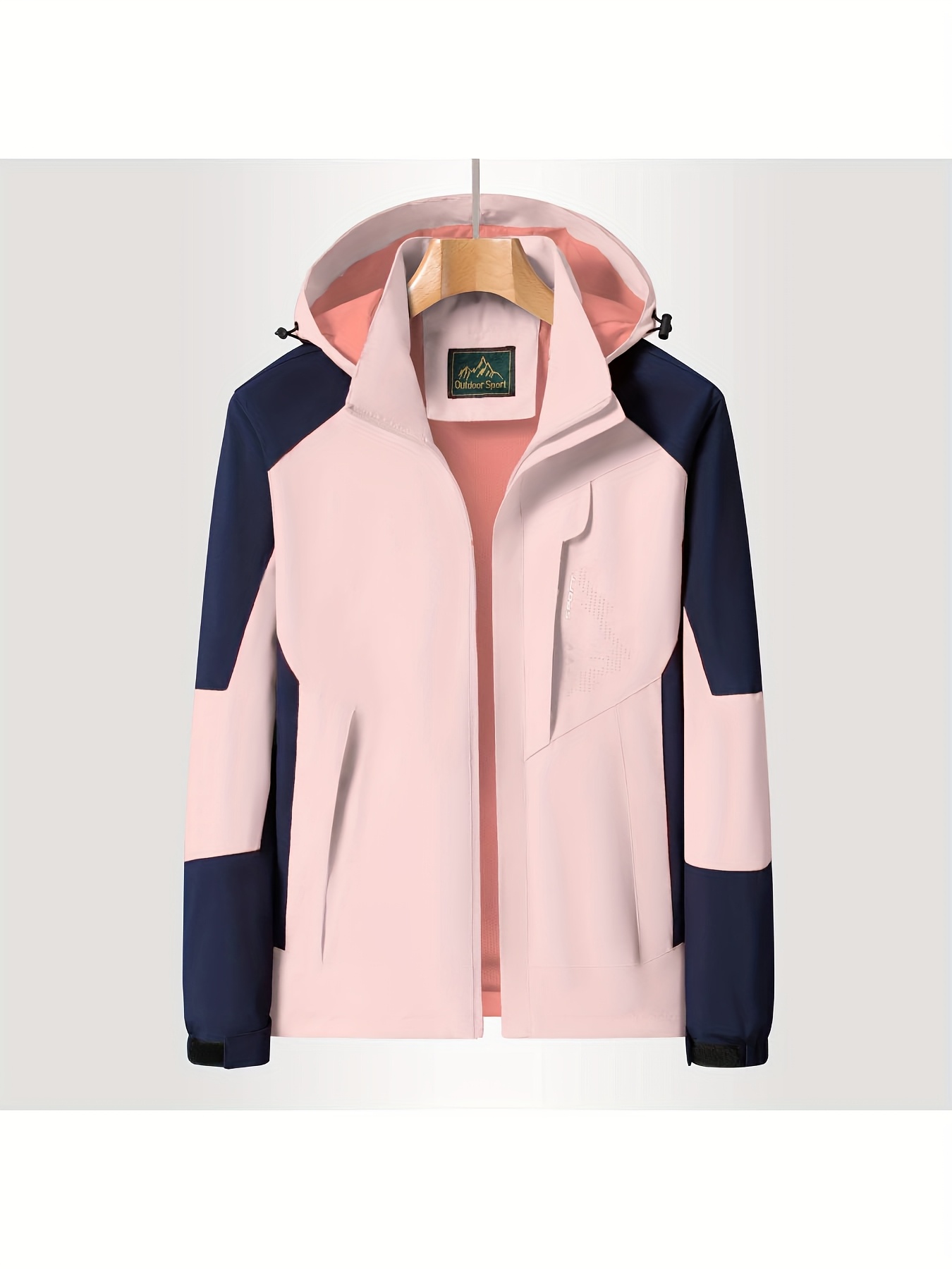 vrouwen lichtgewicht winddichte buitenshoudjas met Temu Netherlands