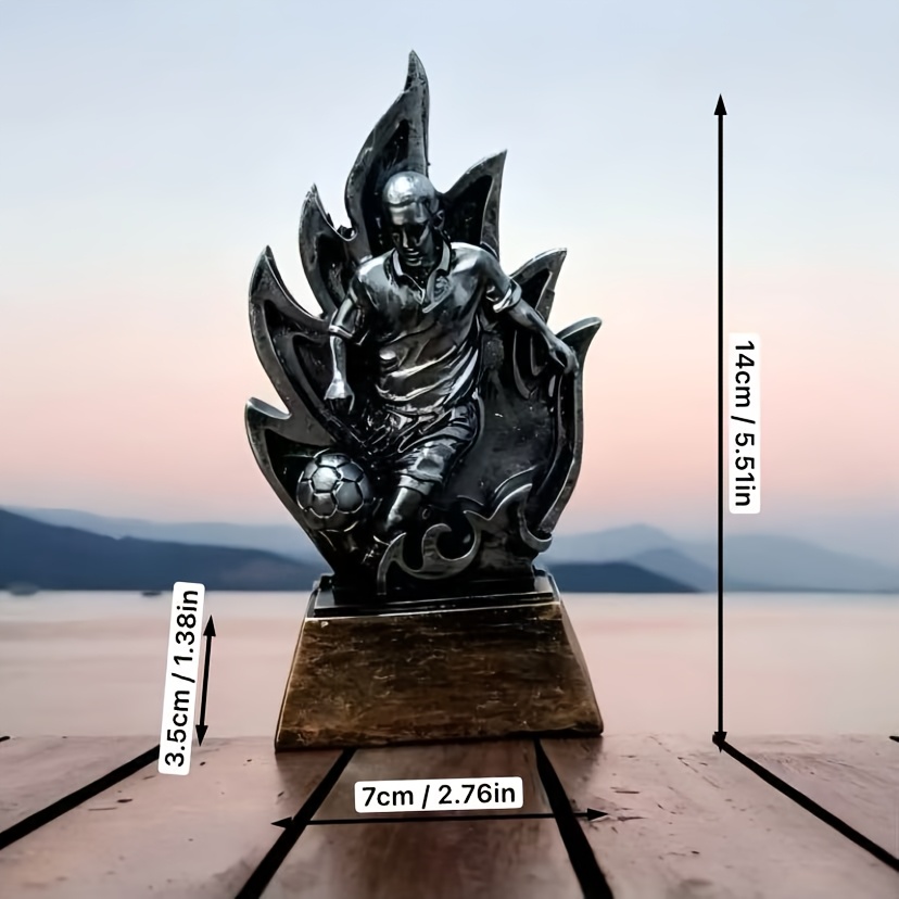 Top pickCollectible Statues, Football Trophy Statues Ornaments, Resin Material Handmade Crafts Home Decorations, Suitable for Indoor Outdoor Decor, Ideal for Holiday Parties, And Game Viewing ScenesOpen in new tab.
