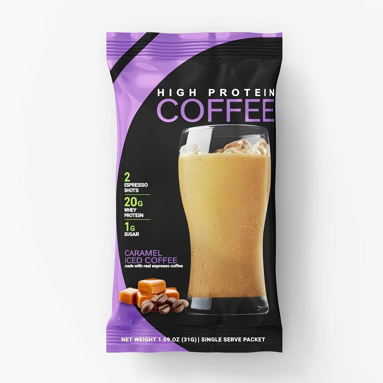 TEMU Chike High-protein Iced Coffee Set (5-flavor Set), Each Set Contains 20 Grams Of Protein, High Calcium And 1 Gram Of Sugar, With A Total Of 5