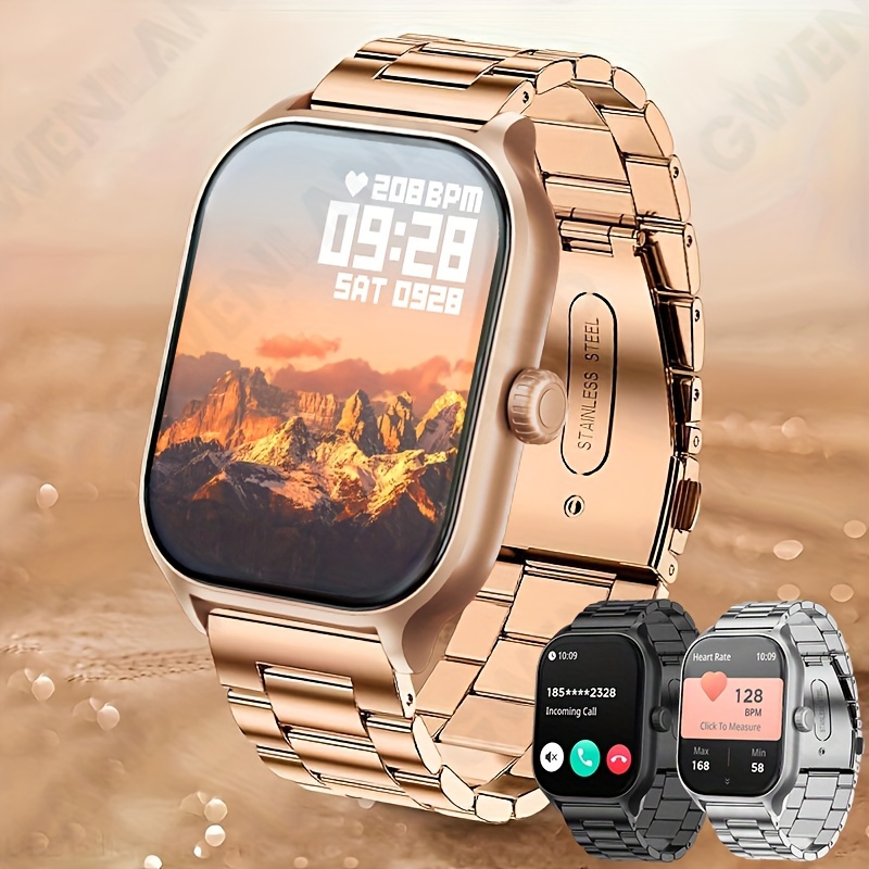 

Smartwatch 2.01 Inch Full Touch Screen Smartwatch With Text And Call Capabilities, Multiple Exercises Modes, Sleep Monitoring, Waterprdoof, For Android/ios