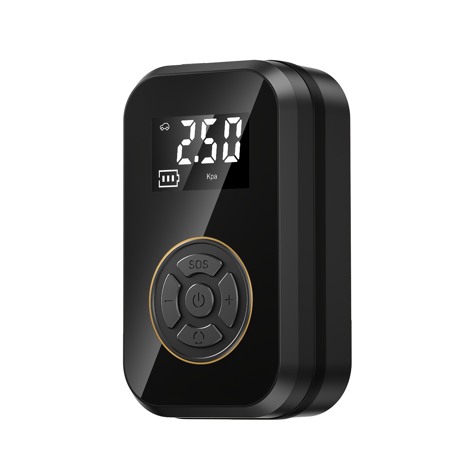 TEMU Pompa Gonfia Gonfiabile Portatile, Compressore d'Aria Portatile con Display Digitale, Mini Gonfia Pneumatici Senza , con Batteria Ricaricabile,