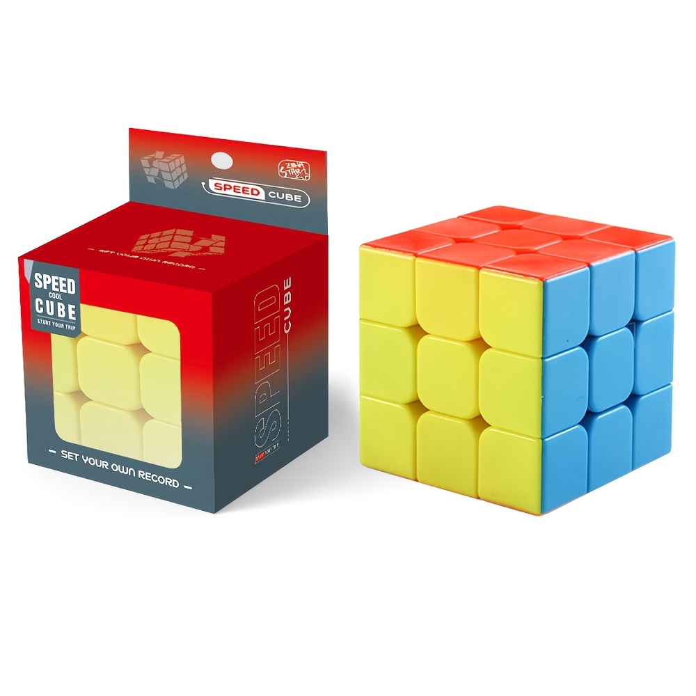   star smooth speed cube 3x3x3 solid color puzzle for beginners educational toy for children twisted 3x3x3 cube christmas thanksgiving gift