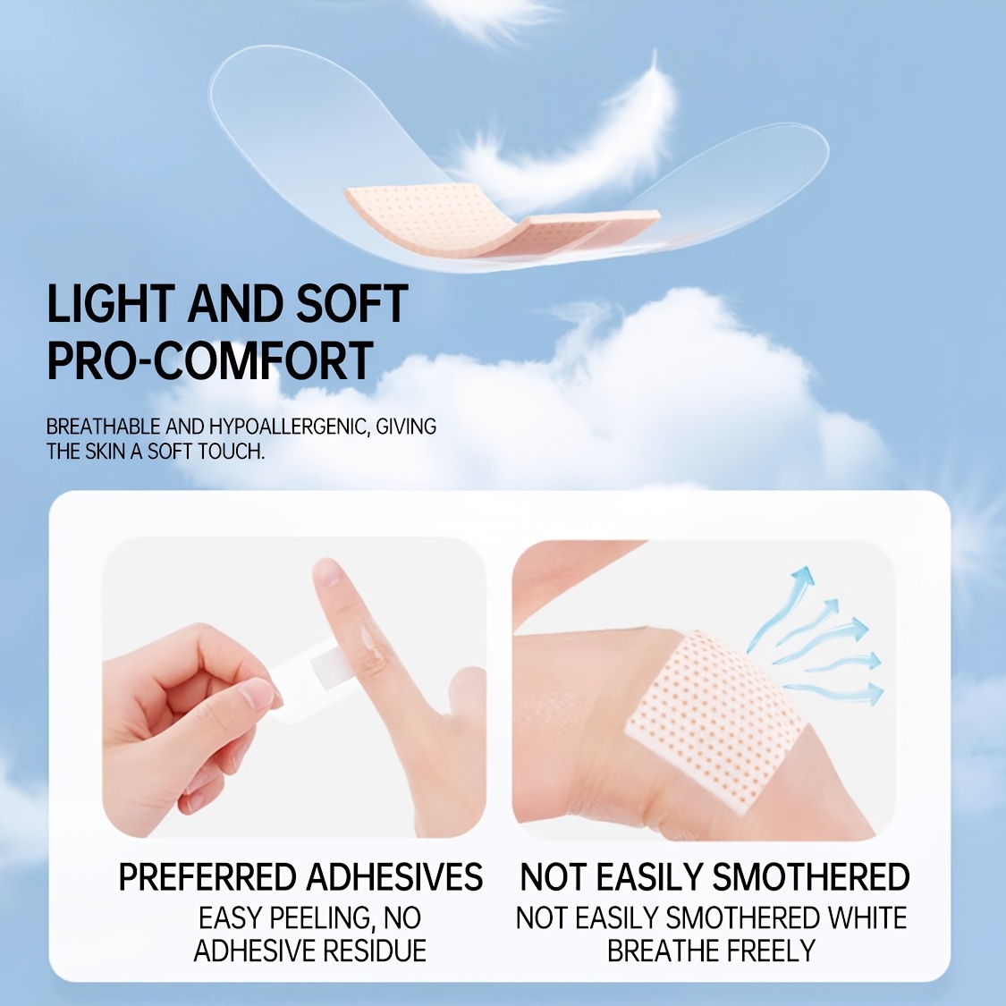 Flexible Waterproof Bandages, Adhesive Bandages, Wound Care & First Aid Kit for Minor Cuts, Scrapes, Ideal for Home, Car, Travel, Camping And Outdoor Emergencies, 100pcs - Image 6