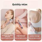 2 colors quick vibration portable electric massager usb rechargeable with 5 adjustable high frequency vibrations for relaxation gift