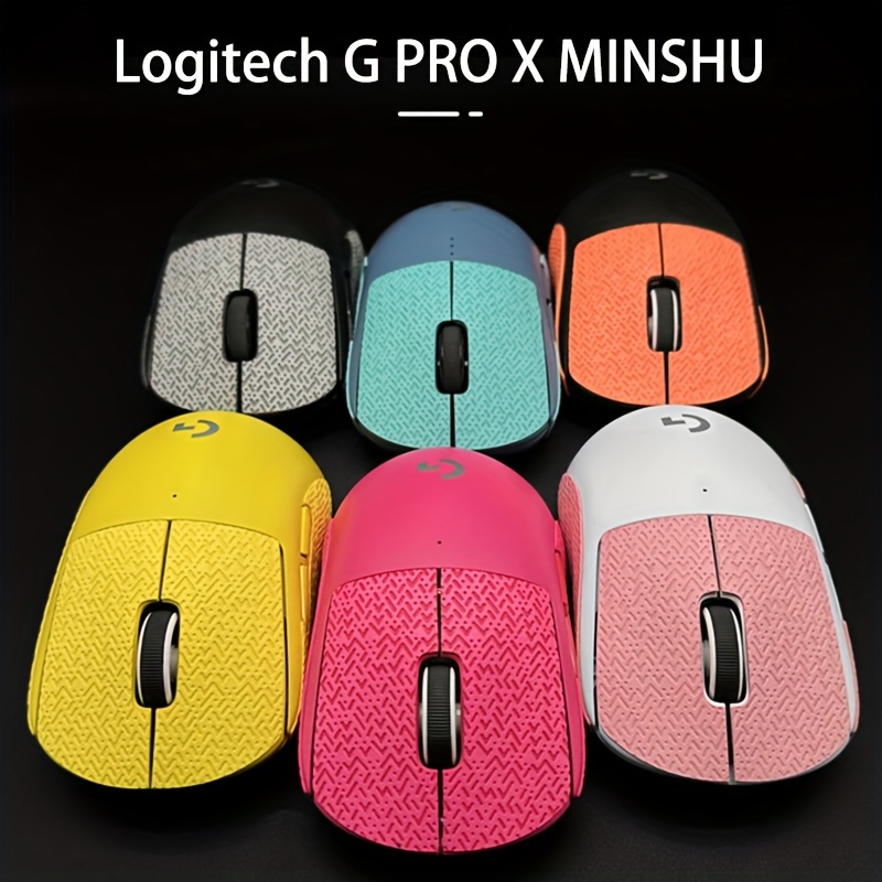 

Pro X Mouse Grip Tape - Pu Leather, Full Coverage, Pre-cut, Sweat-resistant, Anti-slip, Self-adhesive For Wired & Wireless Gpw 2/3 Models