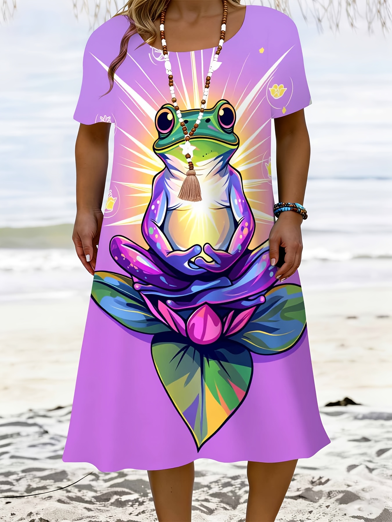 knee length dresses for ladies Frog Costume: Women's Halloween Outfits main image 1