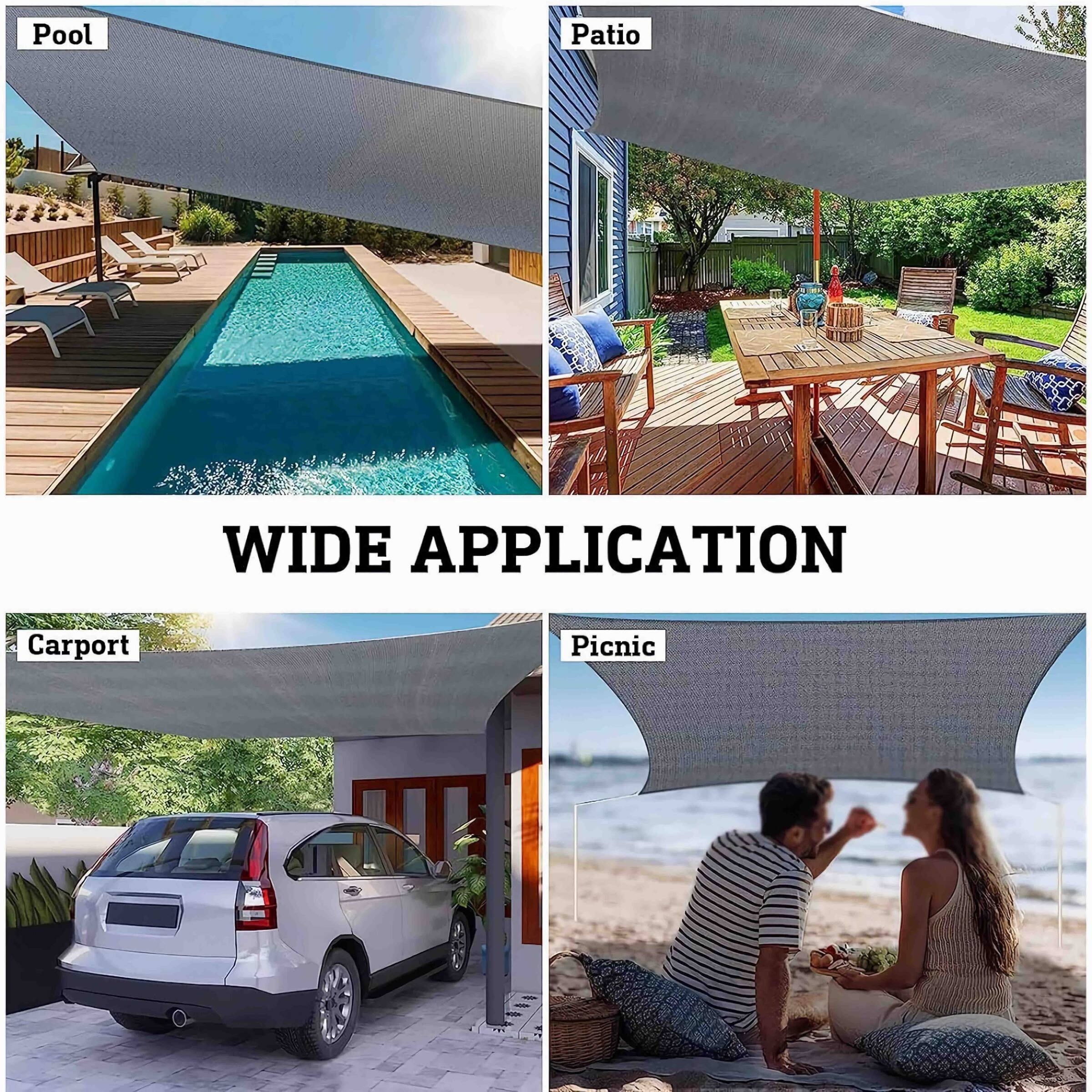 95g Waterproof Tent - 1 Piece Outdoor Use with Installation Rope Set