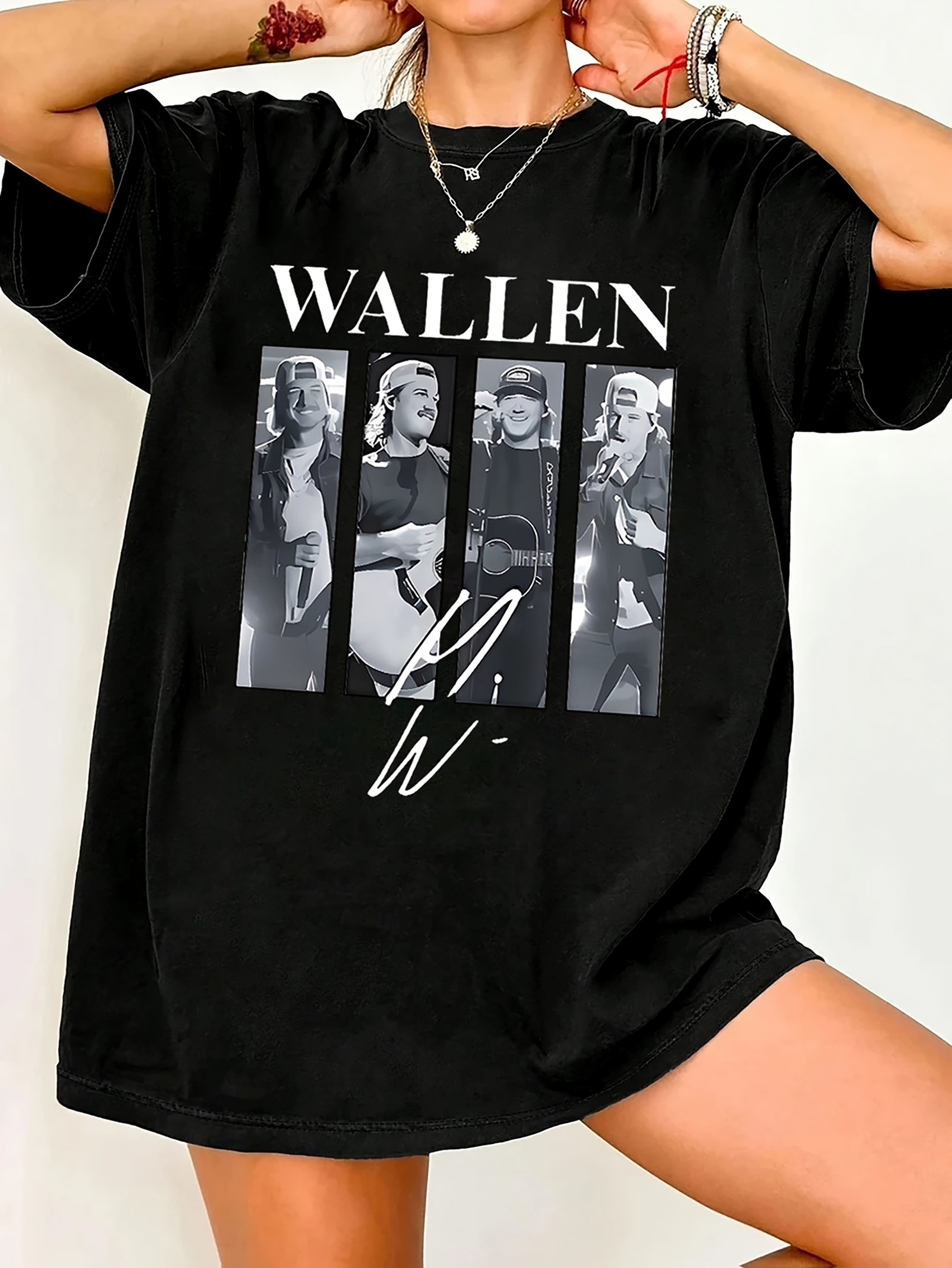 Vintage Country Music T-Shirt For Women – Graphic Tee With Tennessee Whiskey Print - View #4