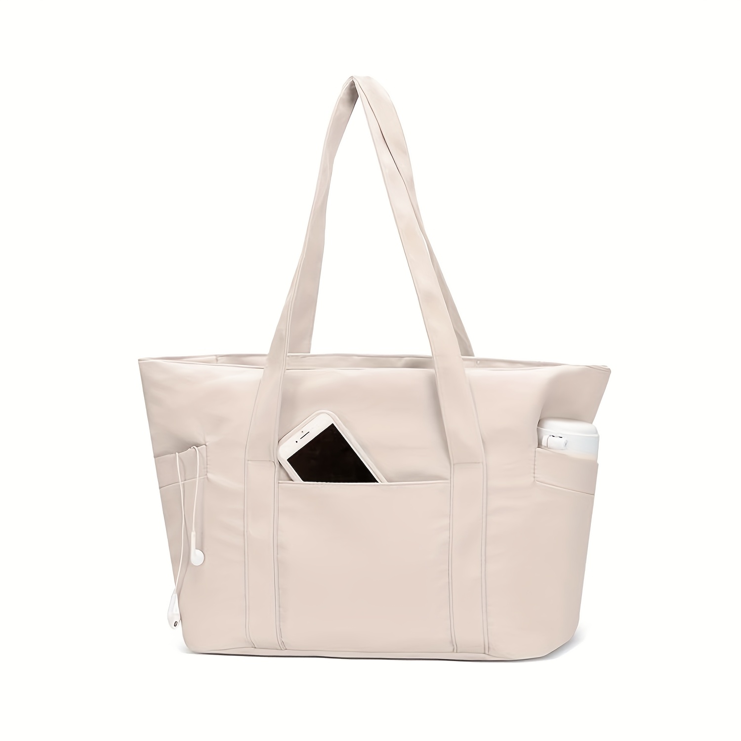 Women's Tote Bag, Foldable Tote Bag With Zipper Large Shoulder Bag Top Handle Handbag For Travel, Work, Used As Gym Bag, Casual Shoulder Bag, Travel Bag, Suitable For Gifts For Family, And Lovers