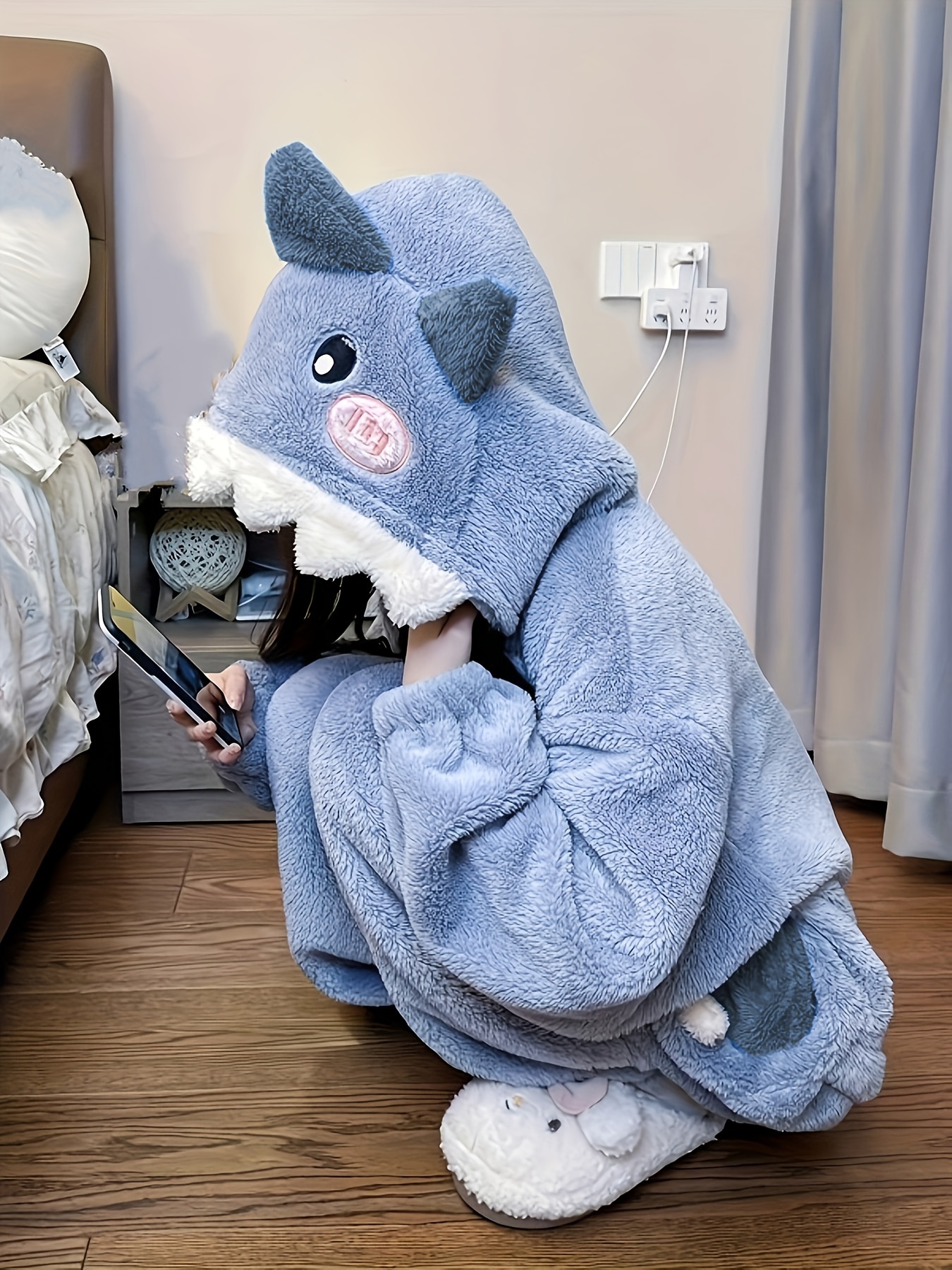 Shark pajamas for adults sale