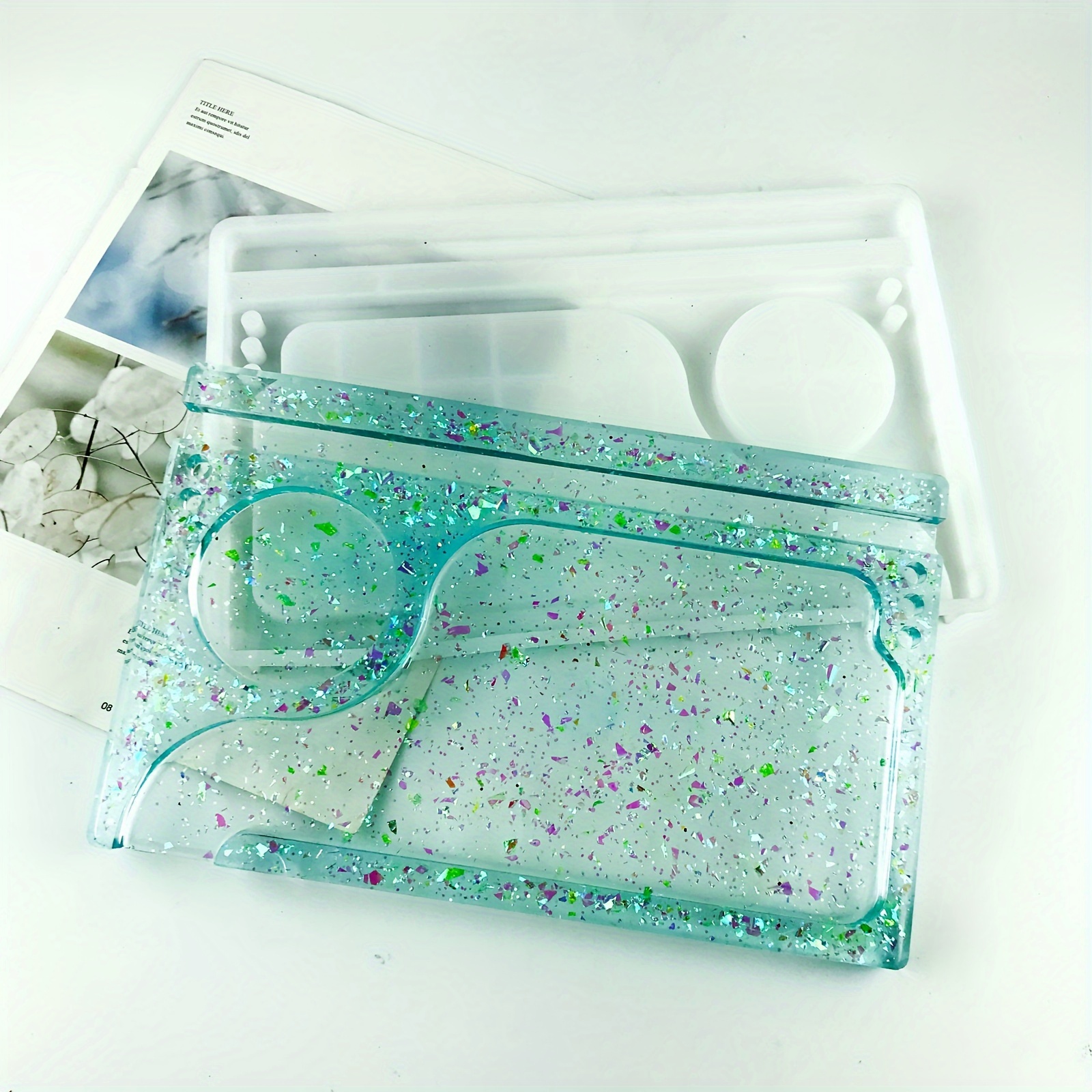 cigarette case resin mold diy mouth grinding cigarette box tray