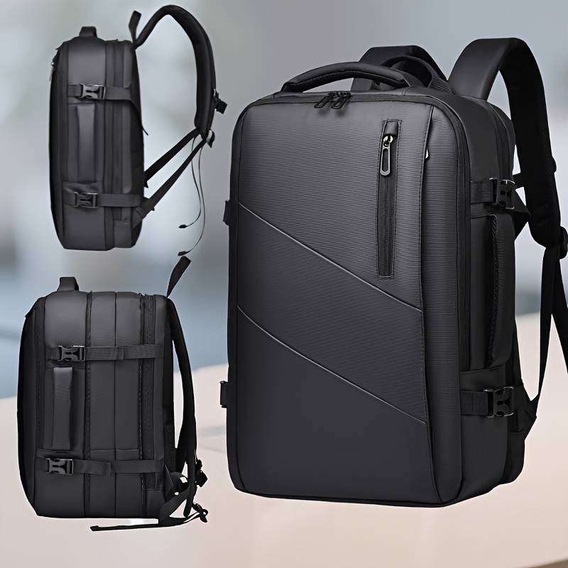 Mochila expansible de gran capacidad de 33 litros para el transporte diario de adolescentes, viajes de negocios, bolsas de computadora, bolsas de equipaje de viaje multifuncionales, mochilas ligeras, bolsas de viaje portátiles, para adolescentes.