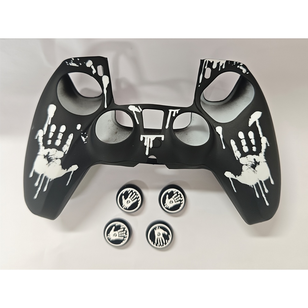 Soft Silicone Protective Case Cover For Gamepad Games Additions For With Joystick Caps
