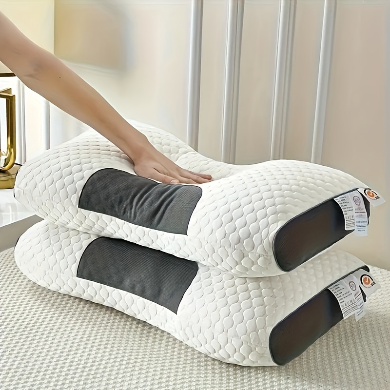 

3d, Prevent Cervical Spondylosis, Traction Cervical Pillow, Removable Cover, Adjustable Ergonomic Orthopedic Contour Support Pillow, Cervical Spine, Soft, Without Collapsing