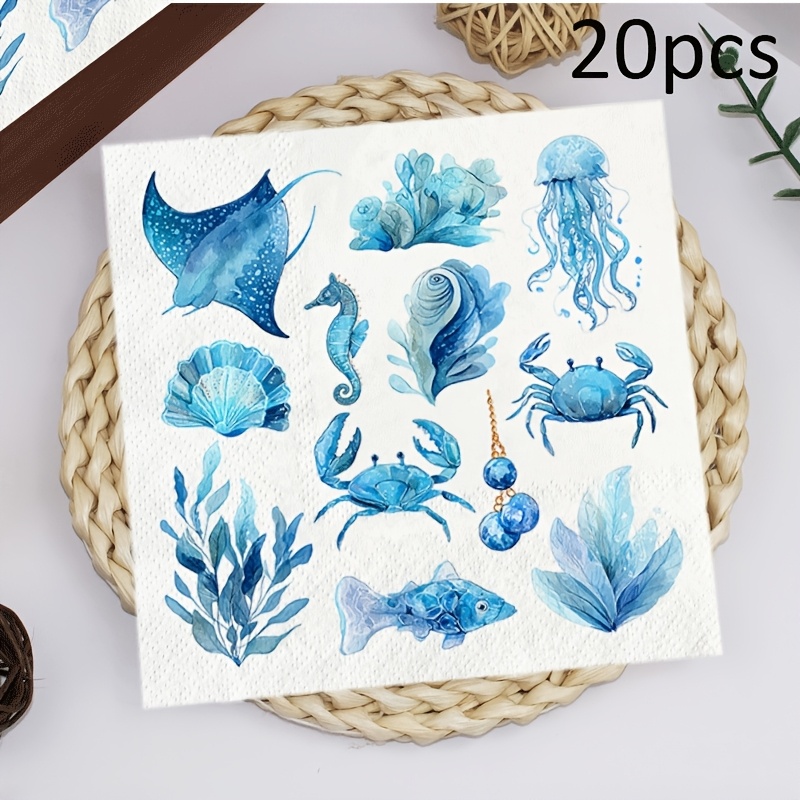 TEMU 20 serviettes en papier pour cuisine et salle de bain, motif (, ), pour les fêtes, la décoration de table saisonnière, en papier de qualité