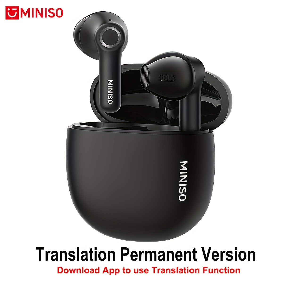 Image of Miniso X52 Ai Ows Open Ear Wireless Headphones - 30 Hours Of , High-fidelity , Calls, , Extended , Ideal For Travel, Business, And Multilingual
