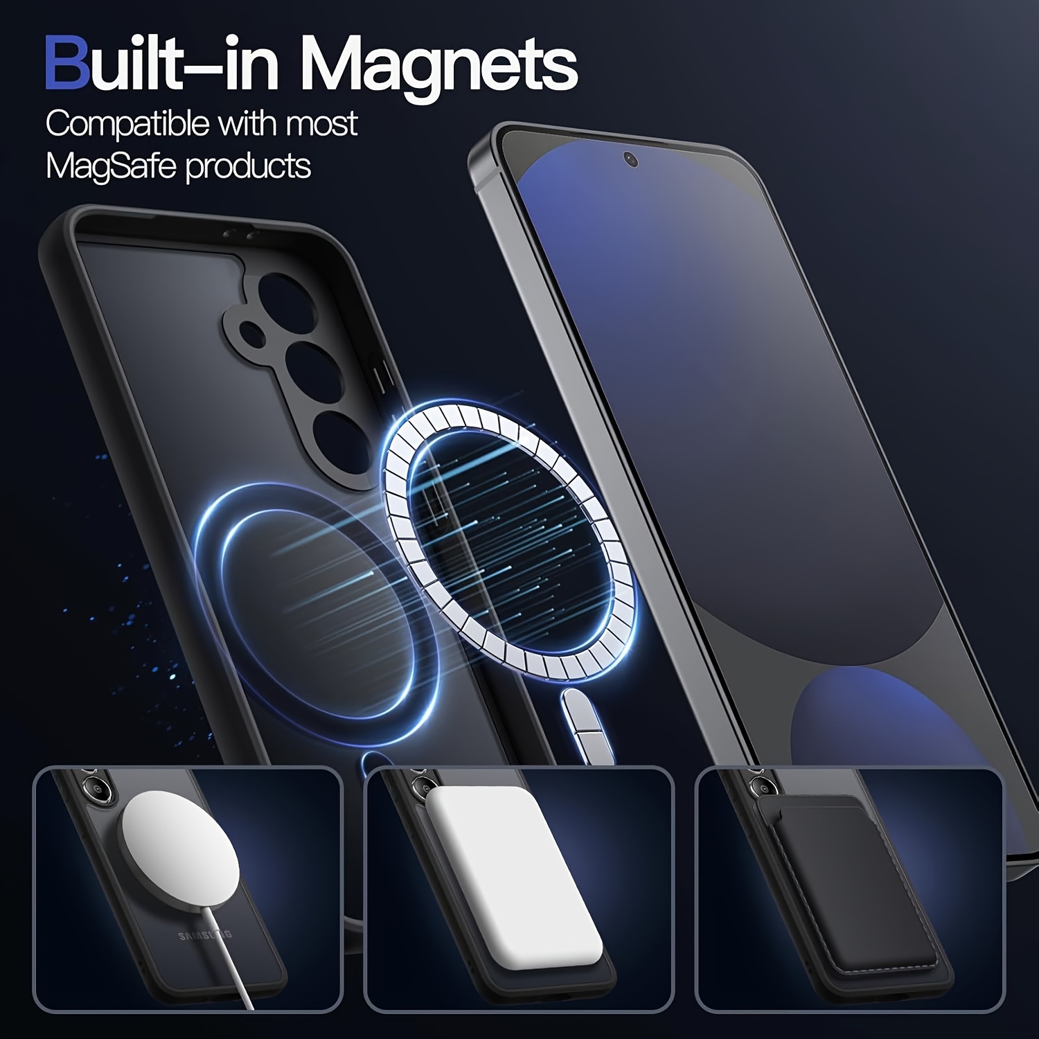 case   for galaxy s25   magnetic adsorption wireless charge camera cover   for galaxy s25   details 3