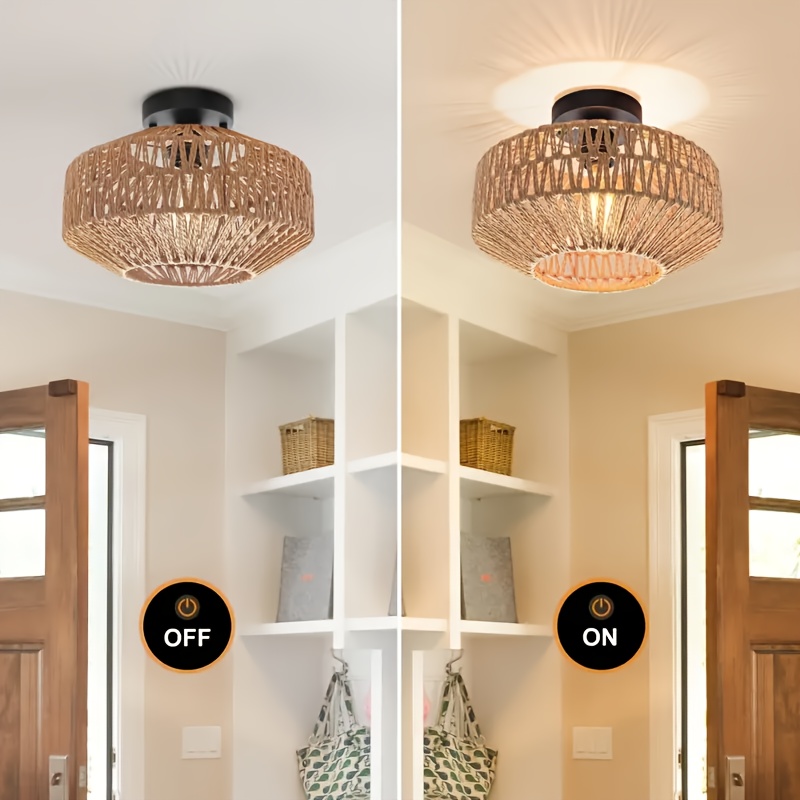 Unique Hand-woven Ceiling Light