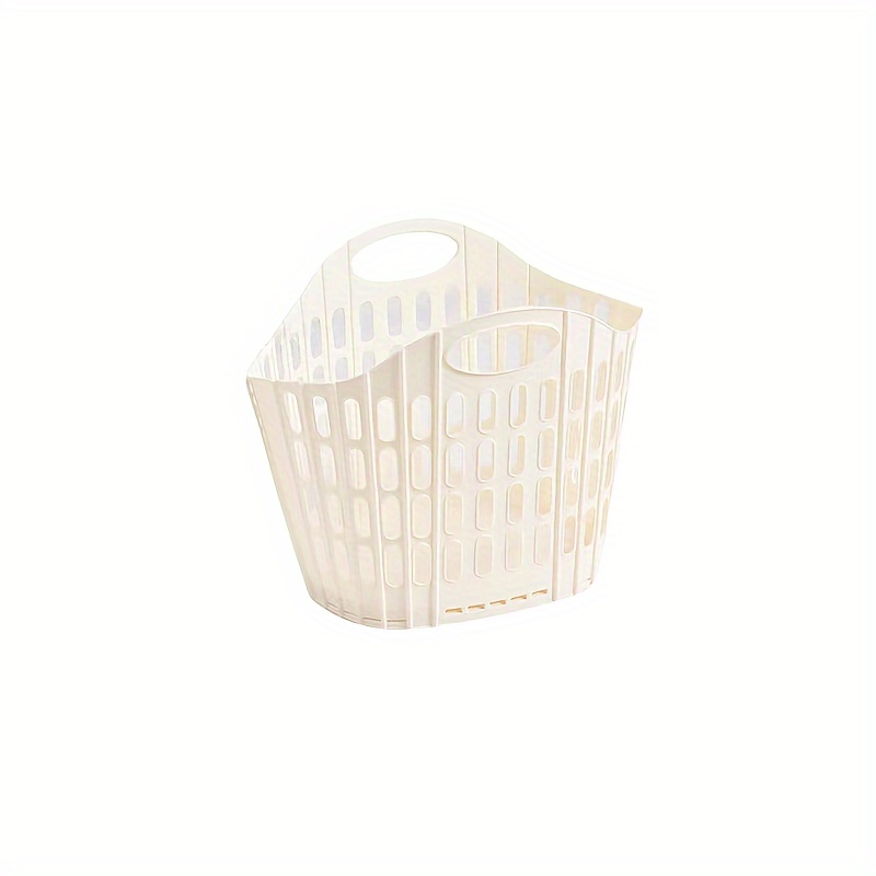 TEMU Foldable Laundry Basket - Breathable, Design For Clothes, Towels, Socks & Toys - Bathroom & Bedroom Storage, Baskets, Bins & Containers For Home