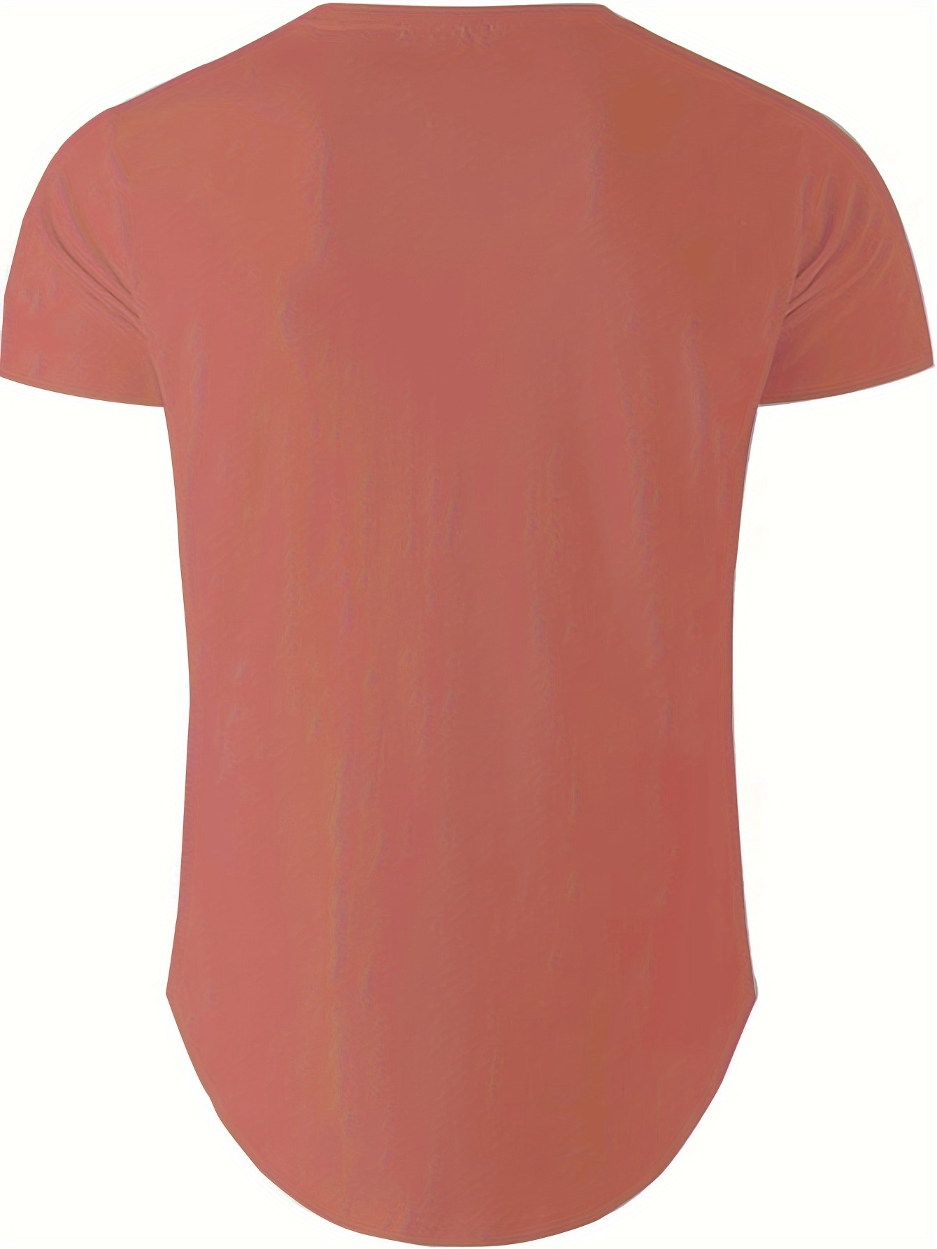 Men's Summer V-Neck Short Sleeve T-Shirt - Vibrant Red Casual Tee with Medium Stretch, Breathable H-Fit for Casual Attire, Machine Washable, Versatile Wardrobe Staple, Classic Fit Shirt, Comfortable Material, Active Lifestyle